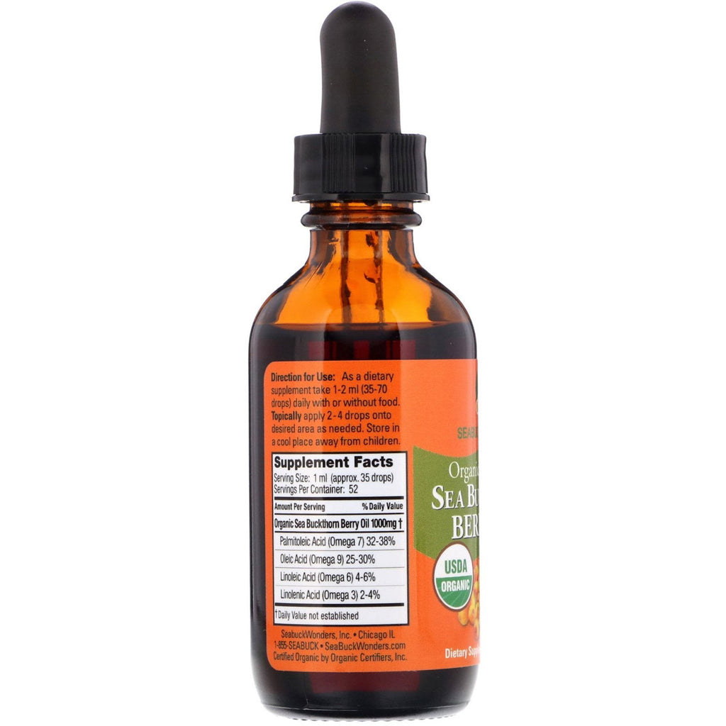 SeaBuckWonders,  Himalayan Sea Buckthorn Berry Oil, Intensive Cellular Care, 1.76 oz (52 ml)