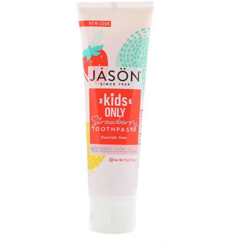 Jason Natural, Kids Only! Toothpaste, Strawberry, 4.2 oz (119 g)