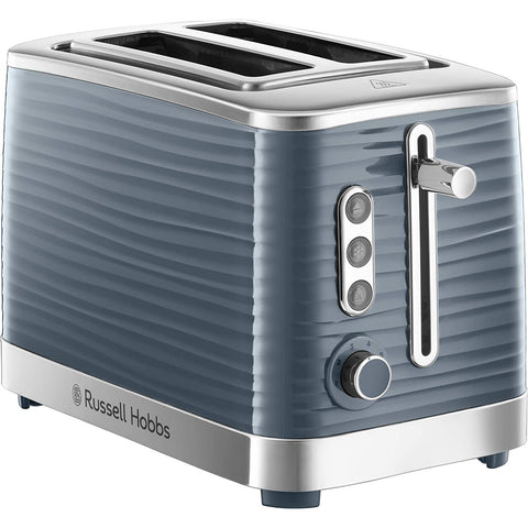 Russell Hobbs Toaster | 2 Slice | Inspire | Wide | Grey