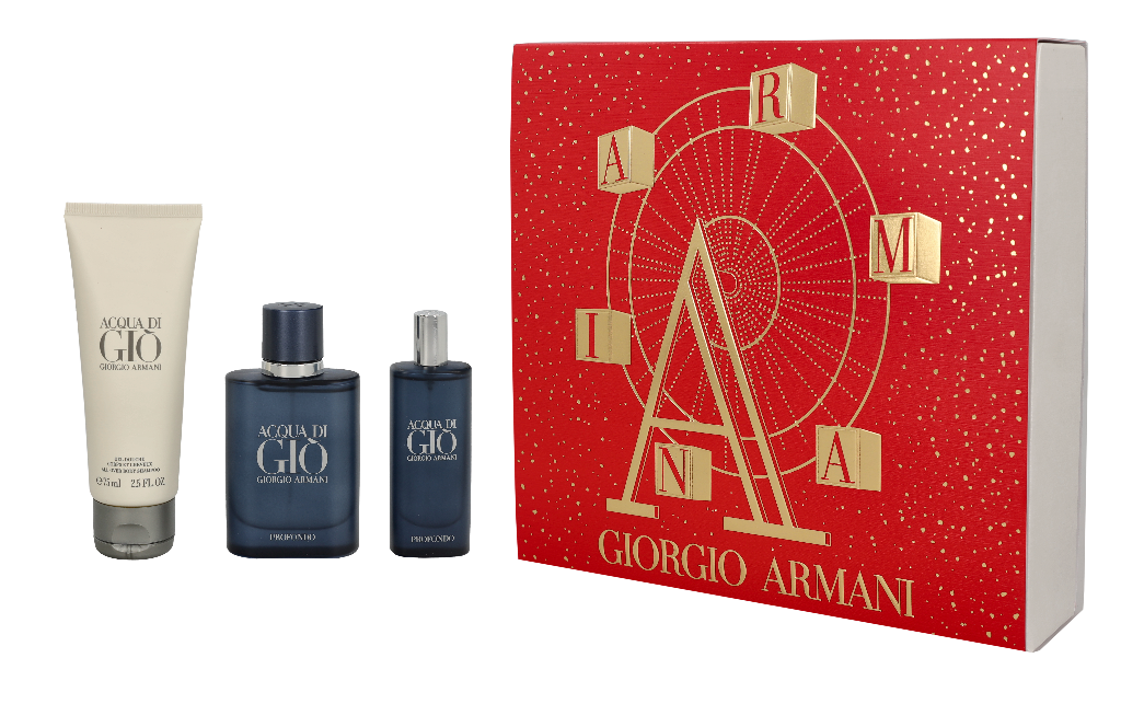 Armani Acqua Di Gio Profondo Gavesæt 130 ml