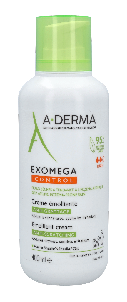 A-Derma Exomega Control Blødgørende Creme 400 ml