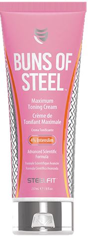 Buns of Steel - Maximum Toning Cream - 237 ml.