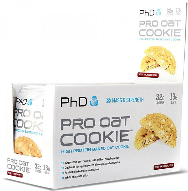 PhD, Pro Oat Cookie, Black Forest - 12 cookies