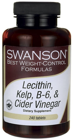 Swanson, Lecithin, Kelp, B-6, & Cider Vinegar - 240 tabs