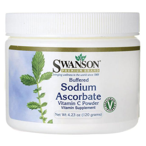 Swanson, Buffered Sodium Ascorbate Vitamin C Powder - 120g