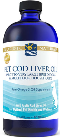 Nordic Naturals, Pet Cod Liver Oil - 473 ml.