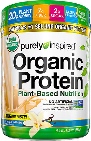 Purely Inspired, Organic Protein - Plant-Based, Decadent Chocolate - 680g