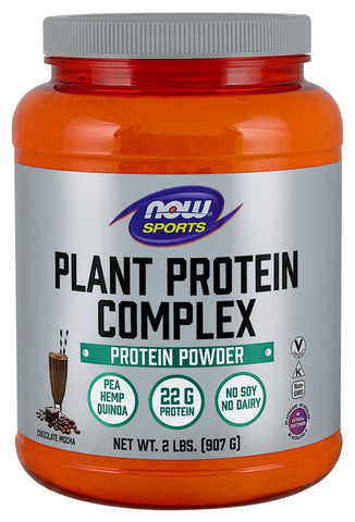NOW Foods, Plant Protein Complex, Chocolate Mocha - 907g