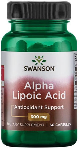 Swanson, Alpha Lipoic Acid, 300mg - 60 caps