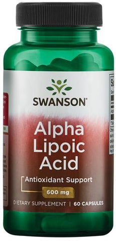 Swanson, Alpha Lipoic Acid, 600mg - 60 caps