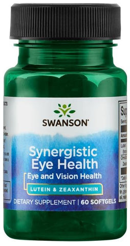 Swanson, Synergistic Eye Health Lutein & Zeaxanthin - 60 softgels