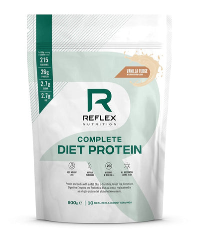 Reflex Nutrition, Complete Diet Protein, Vanilla Fudge - 600g