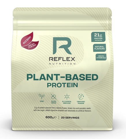 Reflex Nutrition, Plant Based Protein, Wild Berry - 600g