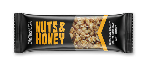 BioTechUSA, Nuts and Honey Bar - 28 x 35g