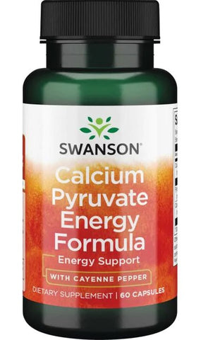 Swanson, Calcium Pyruvate Energy Formula - 60 caps
