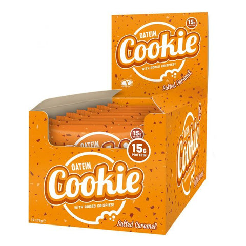 Oatein, Oatein Cookie, Salted Caramel - 12 cookies