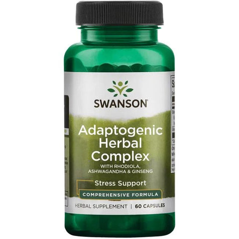 Swanson, Adaptogenic Herbal Complex with Rhodiola, Ashwagandha & Ginseng - 60 caps